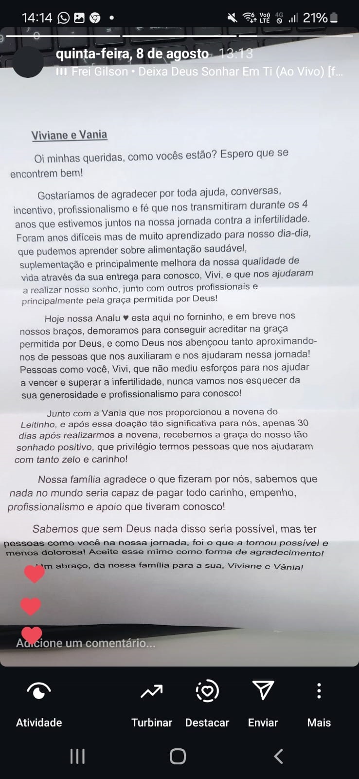 Depoimento sobre Viviane Scheifer img4